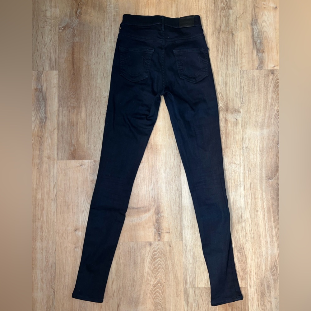 True Religion Halle Mid Rise Super Skinny Jeans